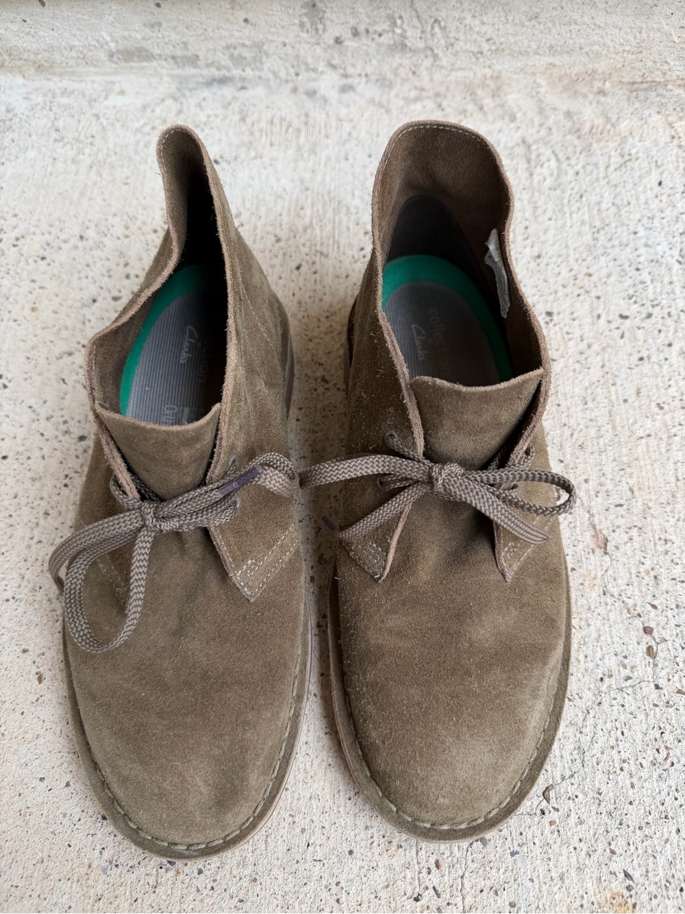 Clarks Bushacre 3 Suede Chukka Desert Boots Extreme Comfort Men Size 8 Sand